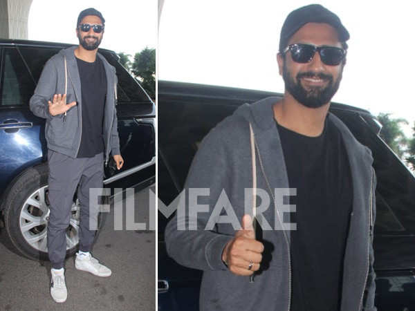 Pictures: Vicky Kaushal is all smiles at the airport | Filmfare.com