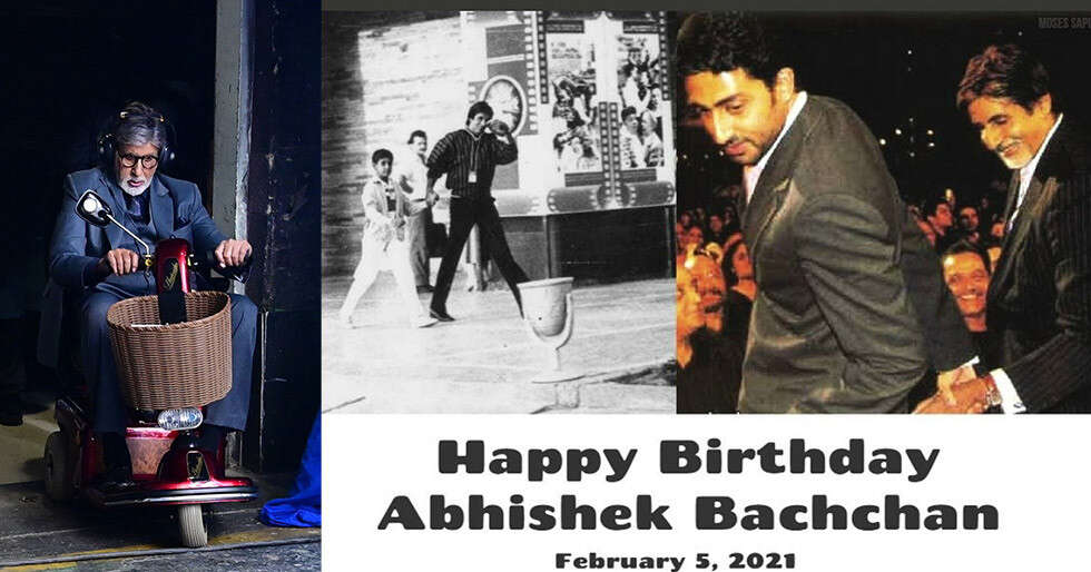 Amitabh Bachchan has the sweetest birthday message for Abhishek