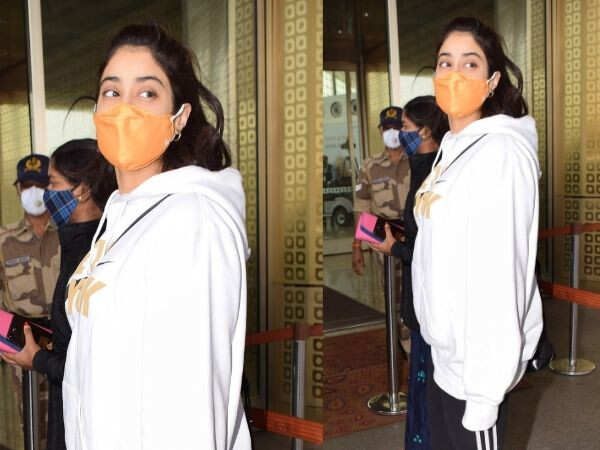 Photos: Janhvi Kapoor rocks athleisure at the airport