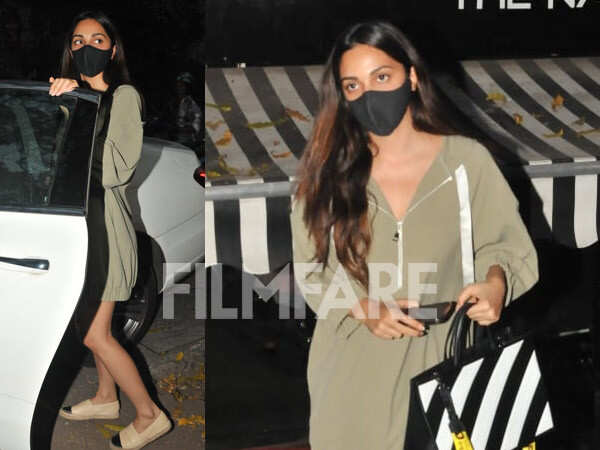 Photos: Kiara Advani clicked post a salon session in Mumbai | Filmfare.com