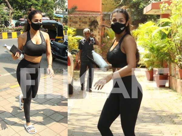 In pics: Malaika Arora slays as she steps outside wearing body hugging yoga  pants