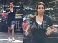 Malaika Arora enjoys a good Sunday jog on the streets of Bandra