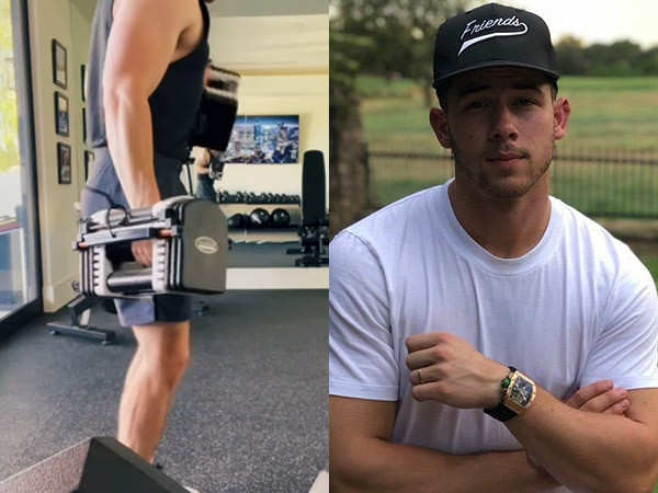 Nick Jonas working out with weights is a video to watch out for