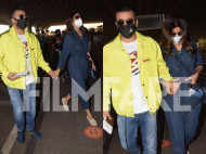Spotted: Shilpa Shetty Kundra and Raj Kundra snapped at the airport