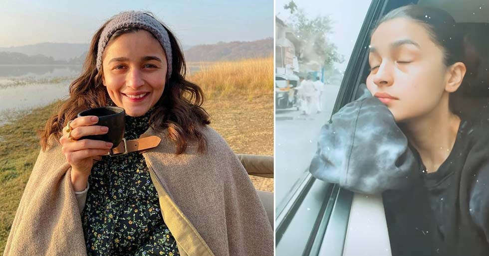 Alia Bhatt shares an adorable early morning selfie - Vimarsana News