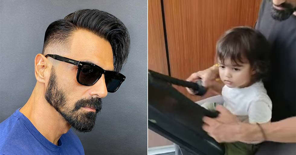 Arjun Rampal has the cutest gym partner