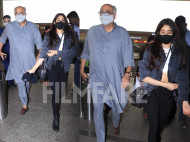 Photos: Janhvi Kapoor and Boney Kapoor snapped at the airport