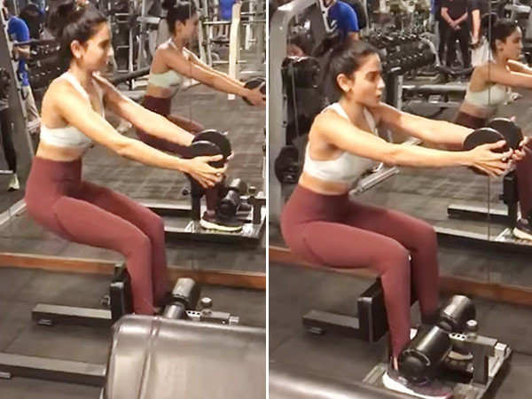 Rakul Preet indulges in some heavy-squats and inspires us yet again