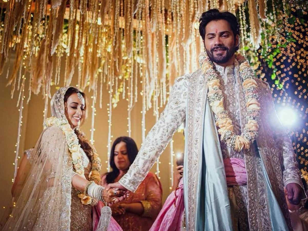 Just In Varun Dhawan Shares First Pictures After Getting Married To Natasha Dalal Filmfare Com