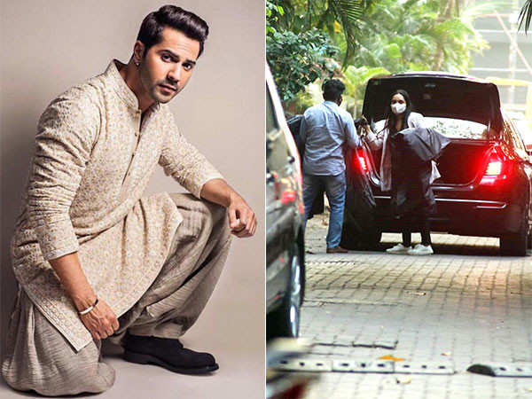 Varun Dhawan’s wedding outfits by Kunal Rawal get delivered to his residence
