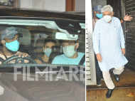 Farhan Akhtar, Shibani Dandekar snapped along with Javed Akhtar