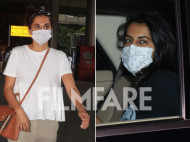 Photos: Taapsee Pannu and Shagun Pannu return to Mumbai