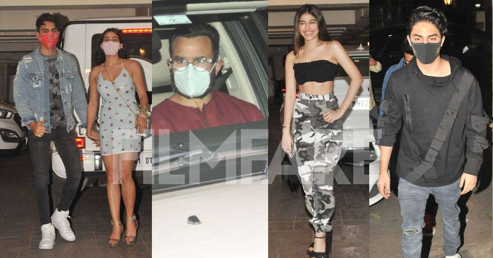 Sara Ali Khan Aryan Khan and more at Ibrahim Ali Khanâs birthday bash