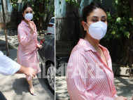 Kareena Kapoor Khan snapped heading out a business meeting in Bandra today