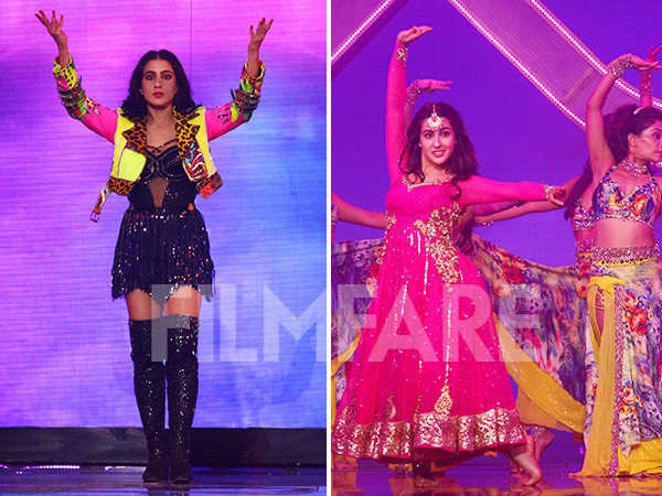 Sara Ali Khan Is Grace Personified On Stage at The 66th Vimal Elaichi Filmfare Awards 2021