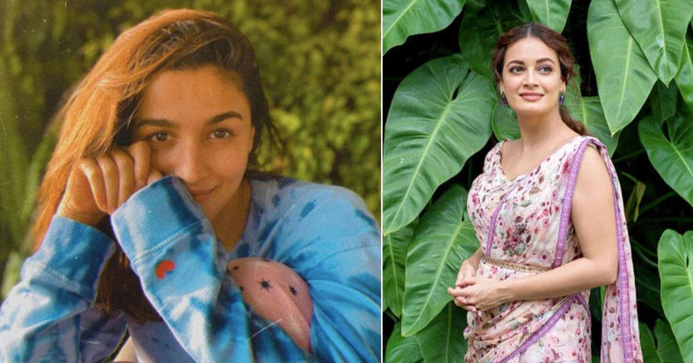 Alia Bhatt And Dia Mirza Pray For Mother Earth On Mother’s Day ...