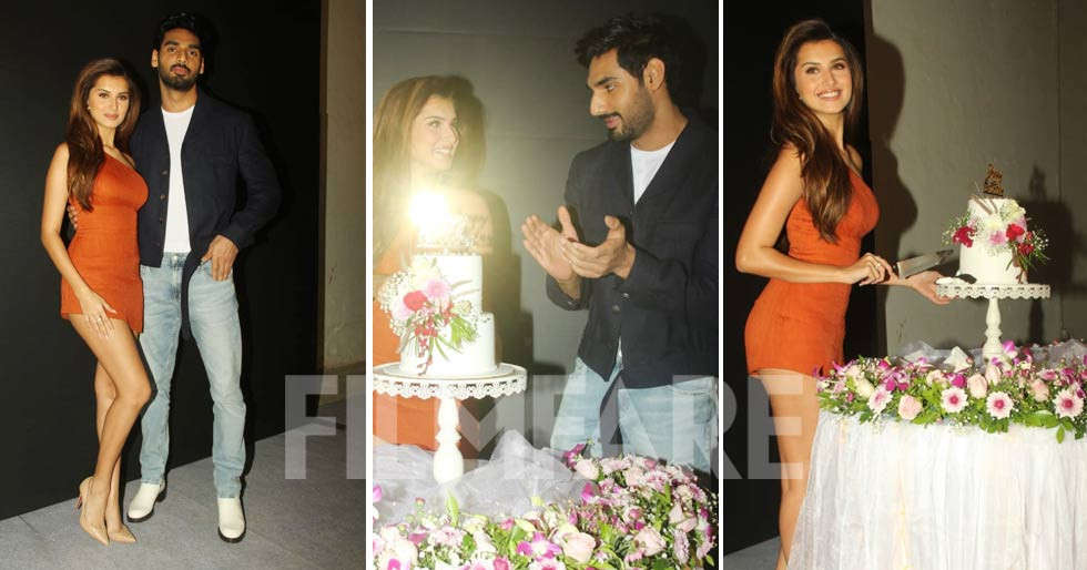 Pictures: Tara Sutaria celebrates her birthday with Ahan Shetty and the media