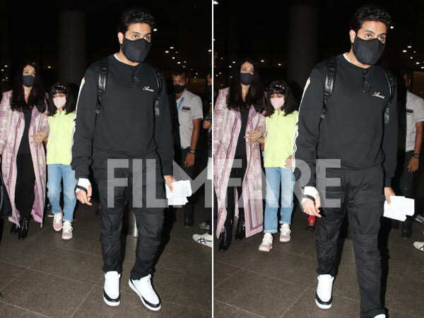 Aishwarya Rai Bachchan Flies To Paris With Abhishek-Aaradhya By