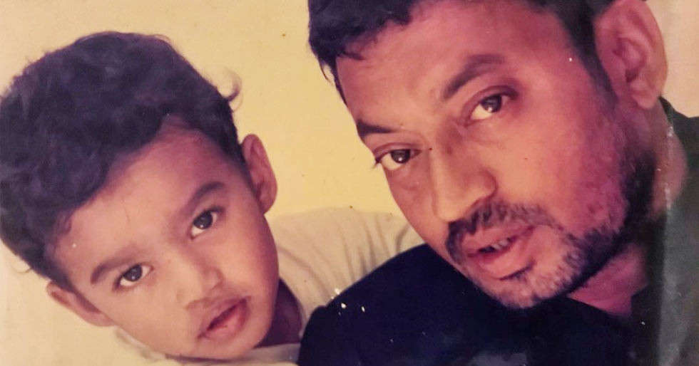 Babil shares yet another unseen click of father Irrfan Khan