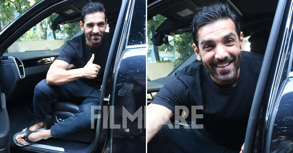 Photos: John Abraham appears to be like hunky as he will get clicked