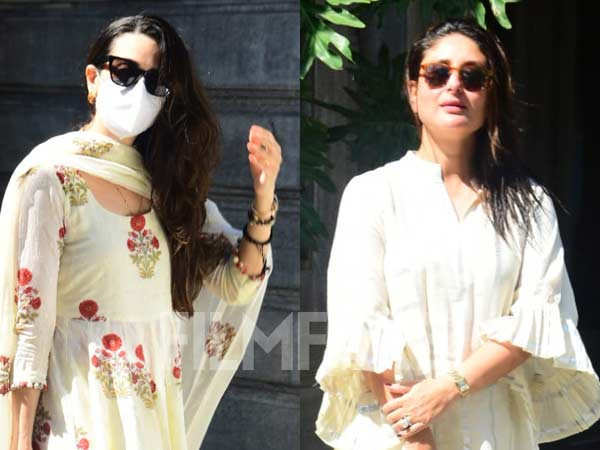 Pictures: Kareena Kapoor Khan, Karisma Kapoor clicked in Mumbai