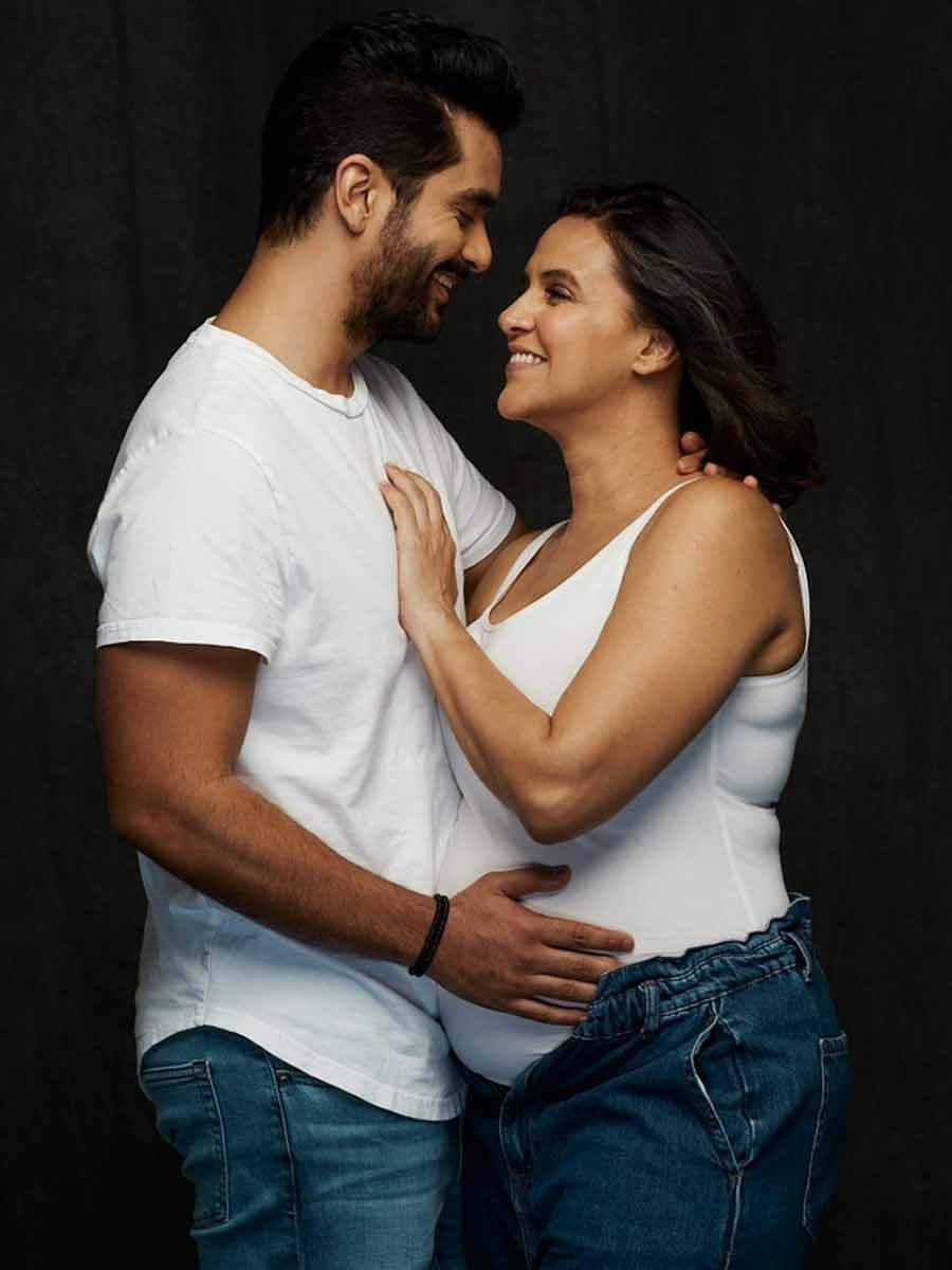 Neha Dhupia shares her happiness on arrival of Baby No 2 | Filmfare.com