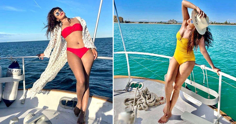 Priyanka Chopra Jonas looks gorgeous in a monokini