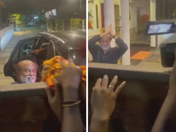 Video: Fans welcome Rajinikanth, chant 'Thalaivaa'