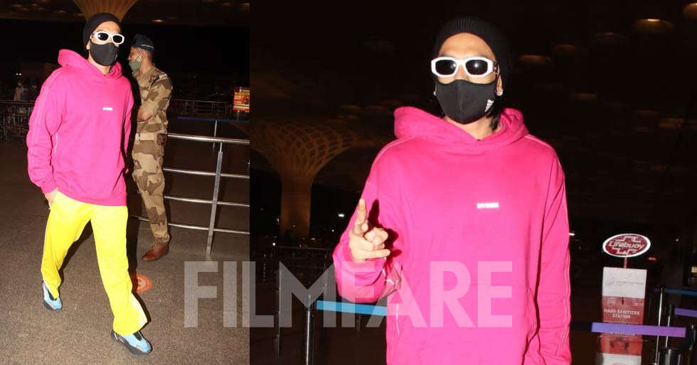 Ranveer Singh’s brilliant avatar on the airport 