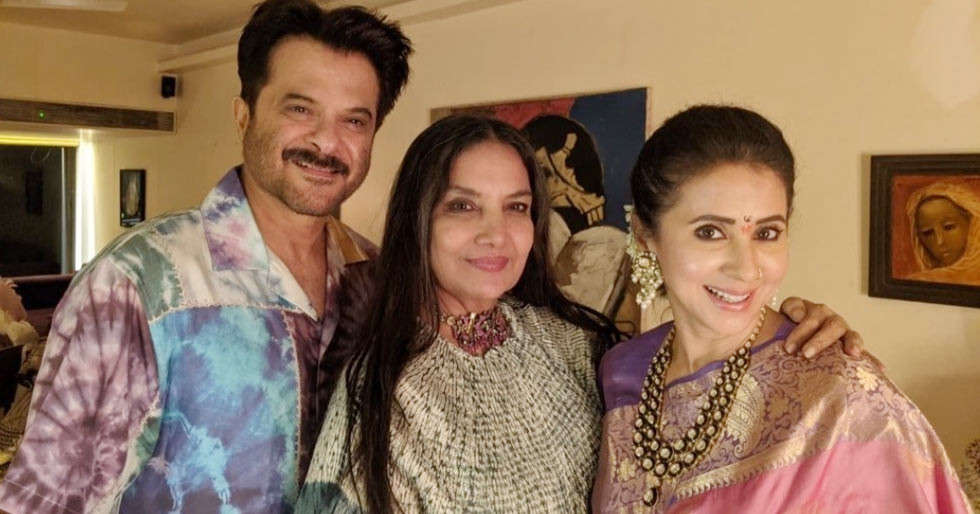 Photos of Shabana Azmi’s impromptu bash will leave a smile on your face