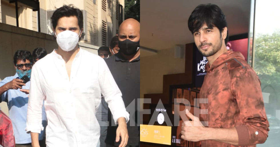 OG Students Varun Dhawan and Sidharth Malhotra snapped in the city