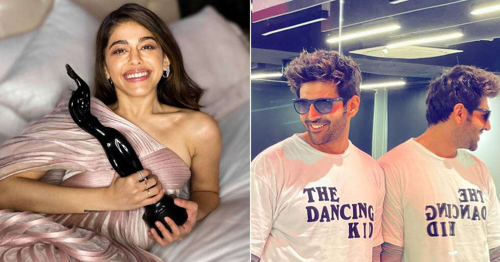 Alaya F and Kartik Aaryan snapped whereas taking pictures for Freddy