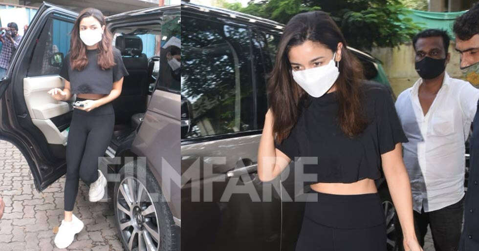 Alia Bhatt arrives at Krishna Raj to verify the development in course of