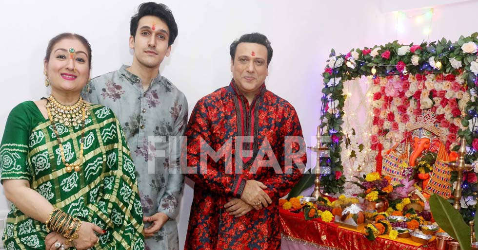 In pictures: Govinda celebrates Ganesh Chaturthi with his family