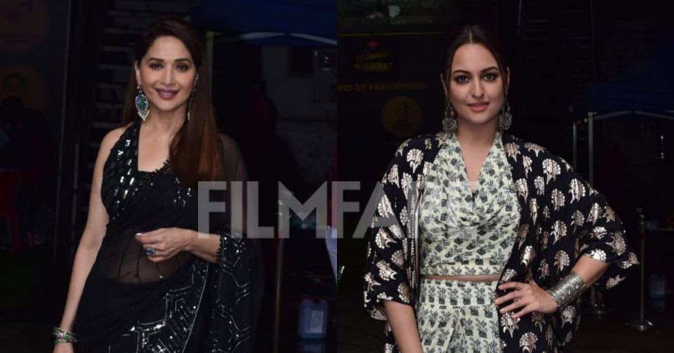 Photos: Madhuri Dixit Nene and Sonakshi Sinha snapped in the city