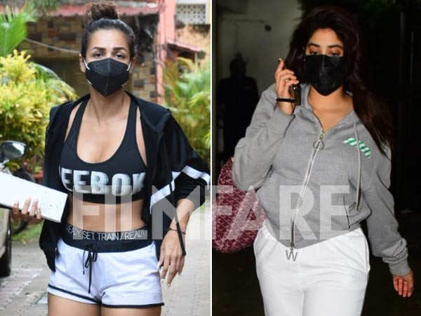 Janhvi Kapoor and Malaika Arora snapped heading for a workout