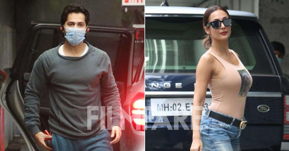 Pictures: Malaika Arora, Varun Dhawan clicked in the city