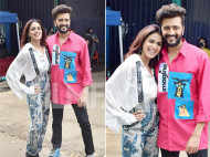Photos: Genelia and Riteish Deshmukh snapped on sets of a reality TV show