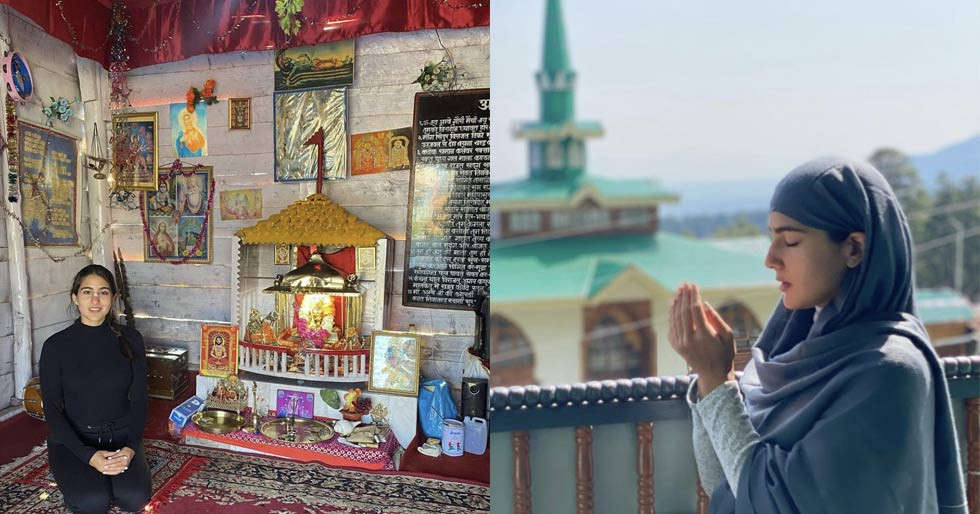A masjid a church a temple – Sara Ali Khans latest post is about harmony