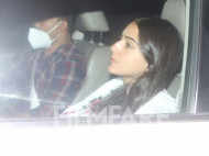 Sara Ali Khan clicked at Aanand L Rai’s residence to offer condolences