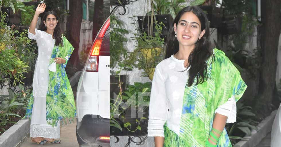 Sara Ali Khan seems stunning in her signature desi look