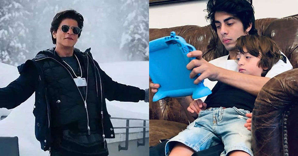 Shah Rukh Khan reacts to Aryan Khan and AbRam’s picture