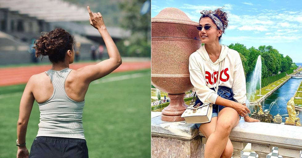 Taapsee Pannu reacts to a tweet that said she has a manly body