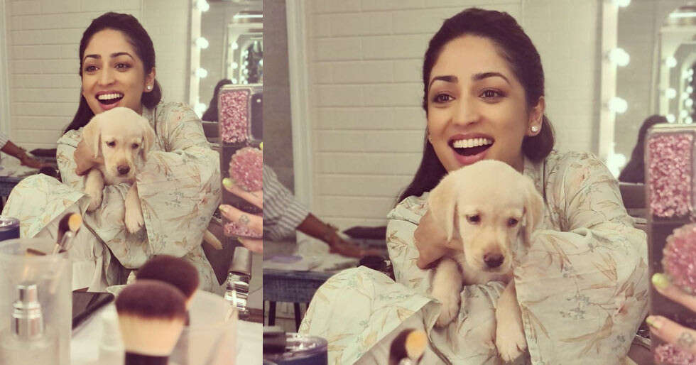 Yami Gautam had a customer on the set who made her pleased