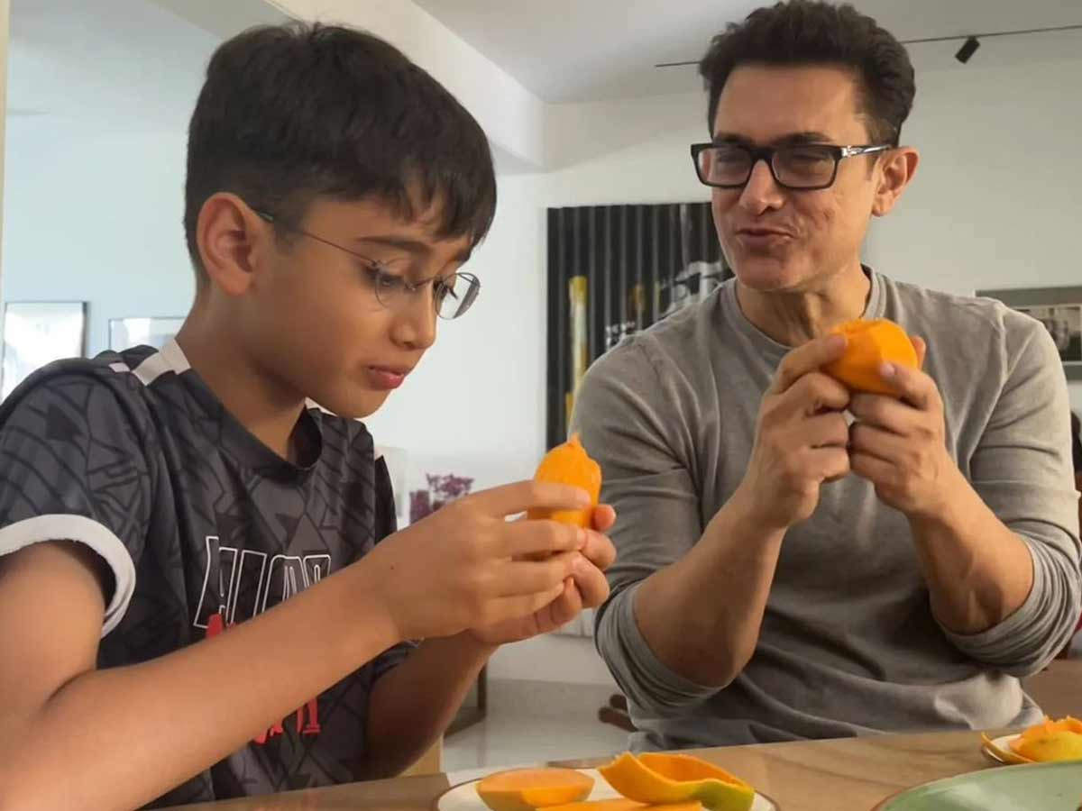 Aamir khan and son