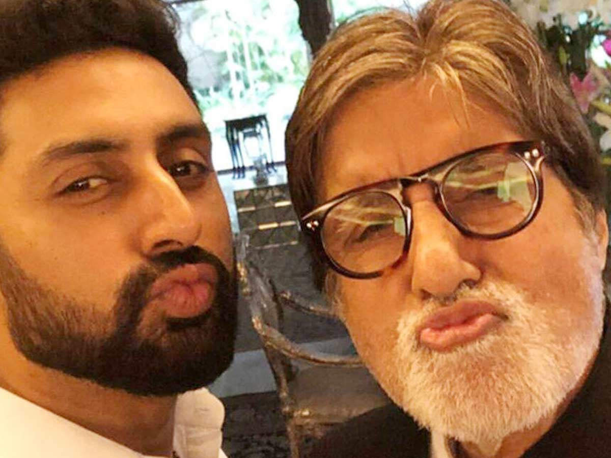 Abhishek Bachchan reacts to a fan saying