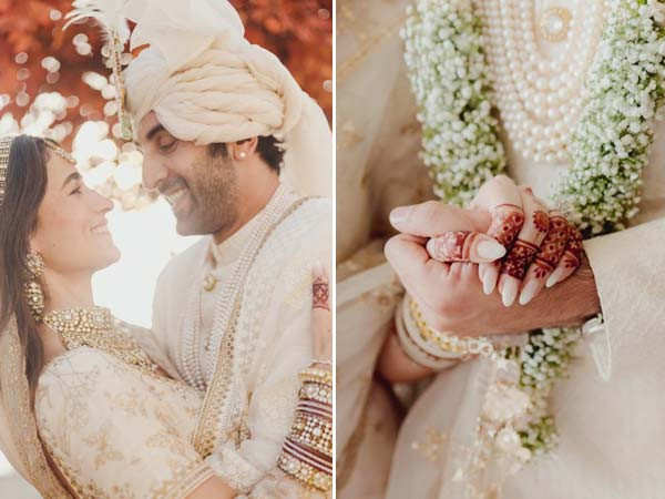 Alia Bhatt's Sindoor Is Unmissable In New Wedding Pics, Ranbir Kapoor Makes  Promise To Bridesmaids - News18