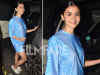 Alia Bhatt clicked in a casual look at Film City