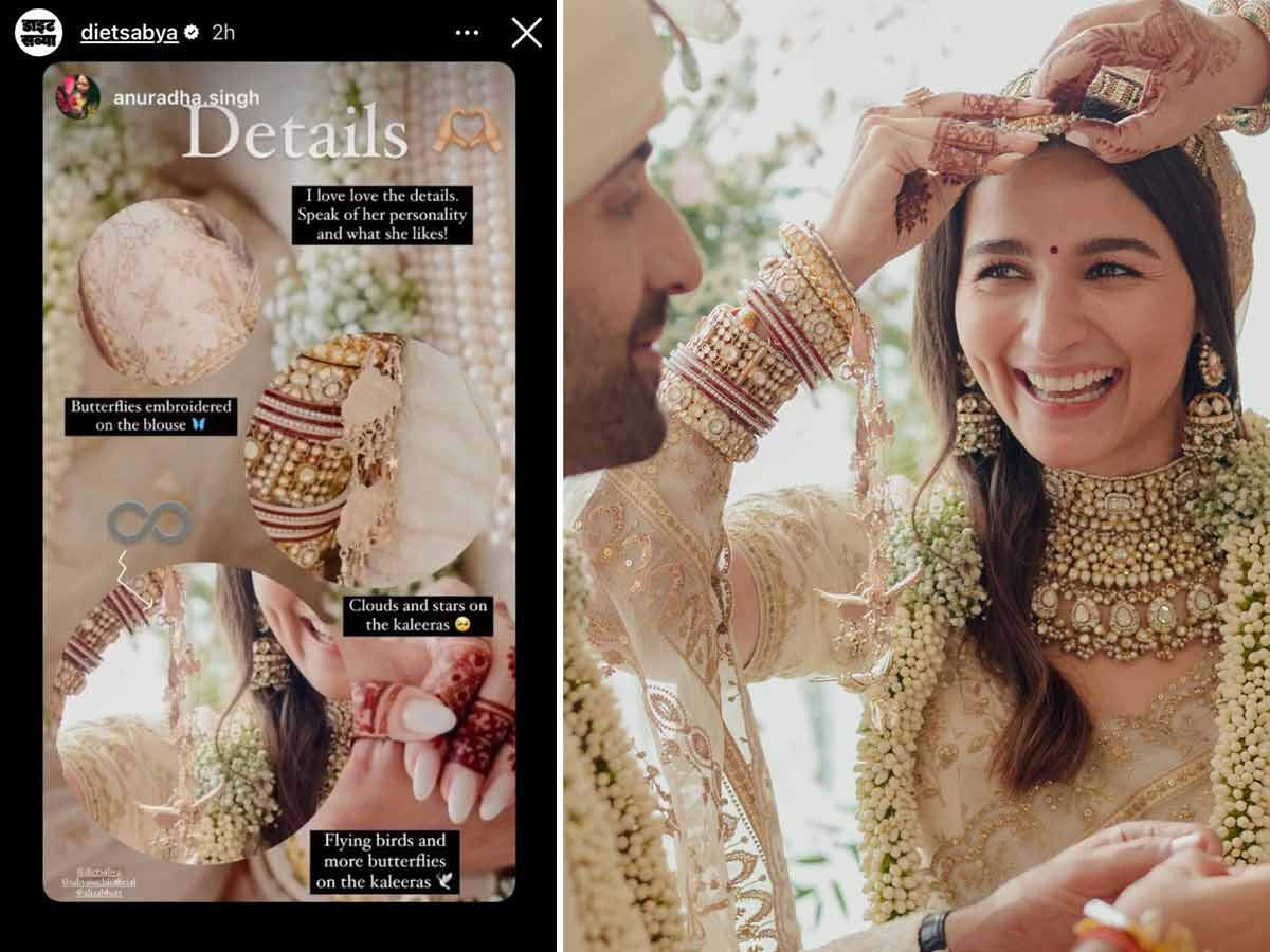 Ranbir - Alia Wedding: Decoding the wedding look of the bride and groom