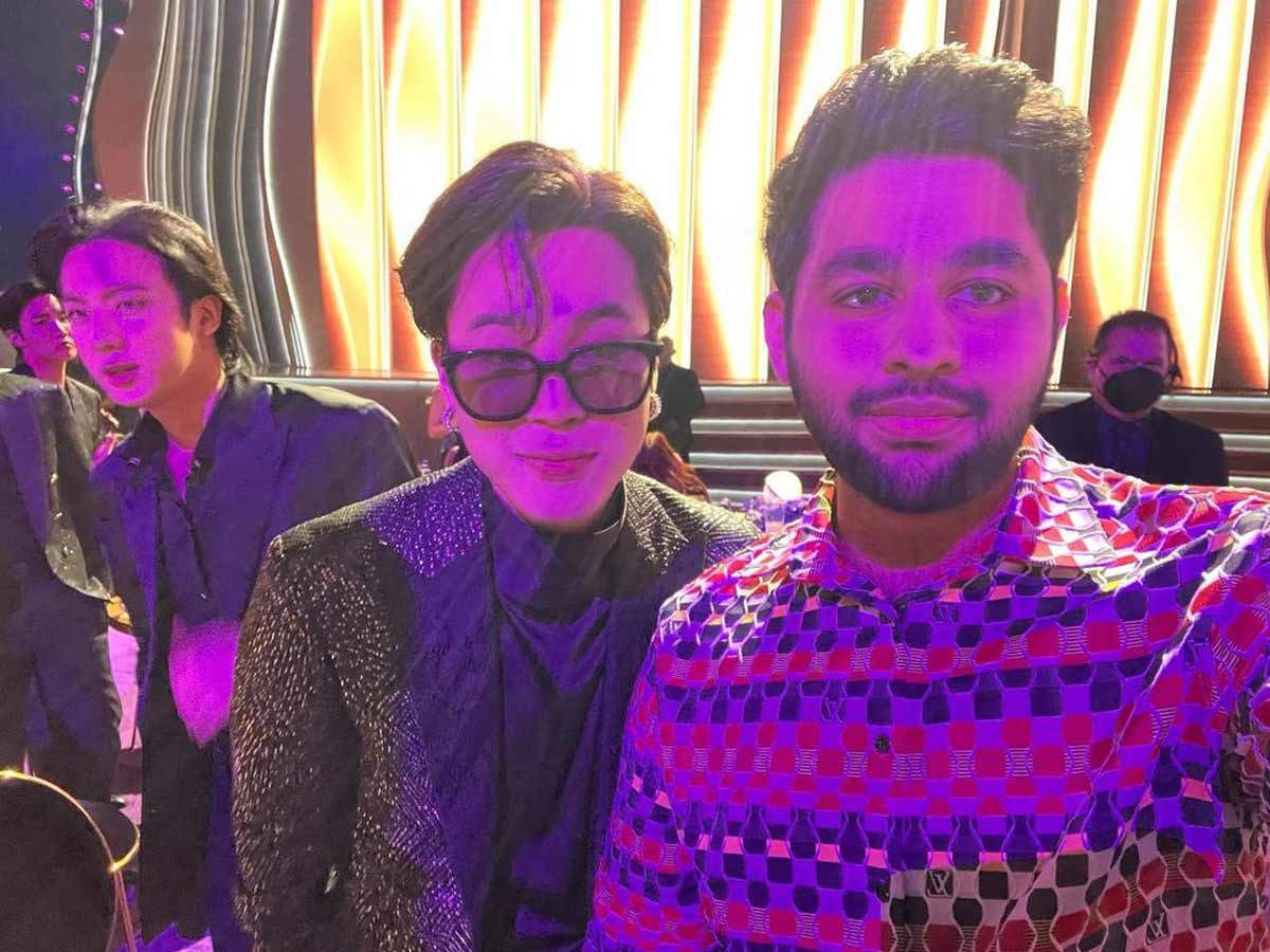 AR Rahman and son, AR Ameen meet BTS at the Grammys | Filmfare.com
